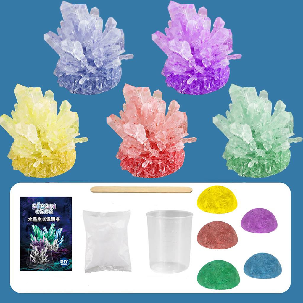 DIY Crystal Growing Science Experiment Set Fun Parent-Child Interaction Chemistry Experiment Crystallization