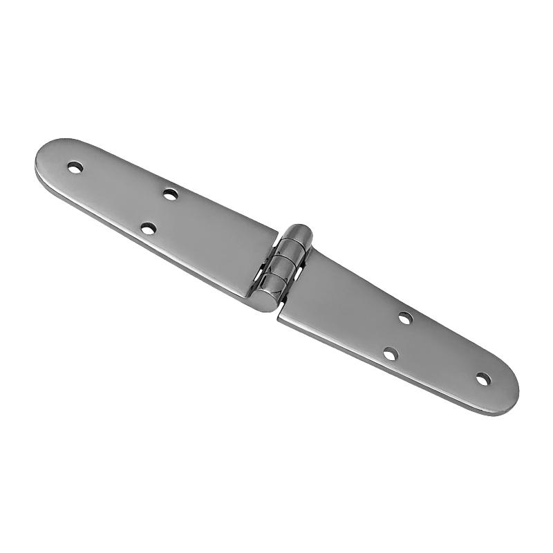 316 Stainless Steel Casting Hinge Flat Hinge Cabinet Doors For Windows 6 Holes Cast Strap Deck Hinge for Boat Hardware 200*38mm