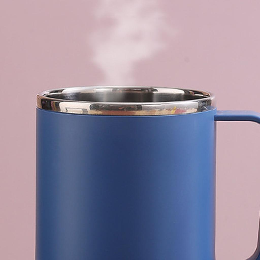 Coffee Mug 460ml 304 Stainless Steel Liner Leakproof Elegant Portable Mug for Outdoor Activities