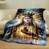 Sacred Heart Virgin Mary Blanket  Printed Blanket for Living Room Bed Couch lunch break Soft Cozy Blanket for Friend's festival Gift