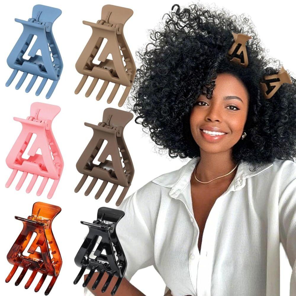 

Acrylic Root Lifting Hair Clip Vintage Volumizing Root Lift Clip Volumizing Claw Clamps for Volume коричневий