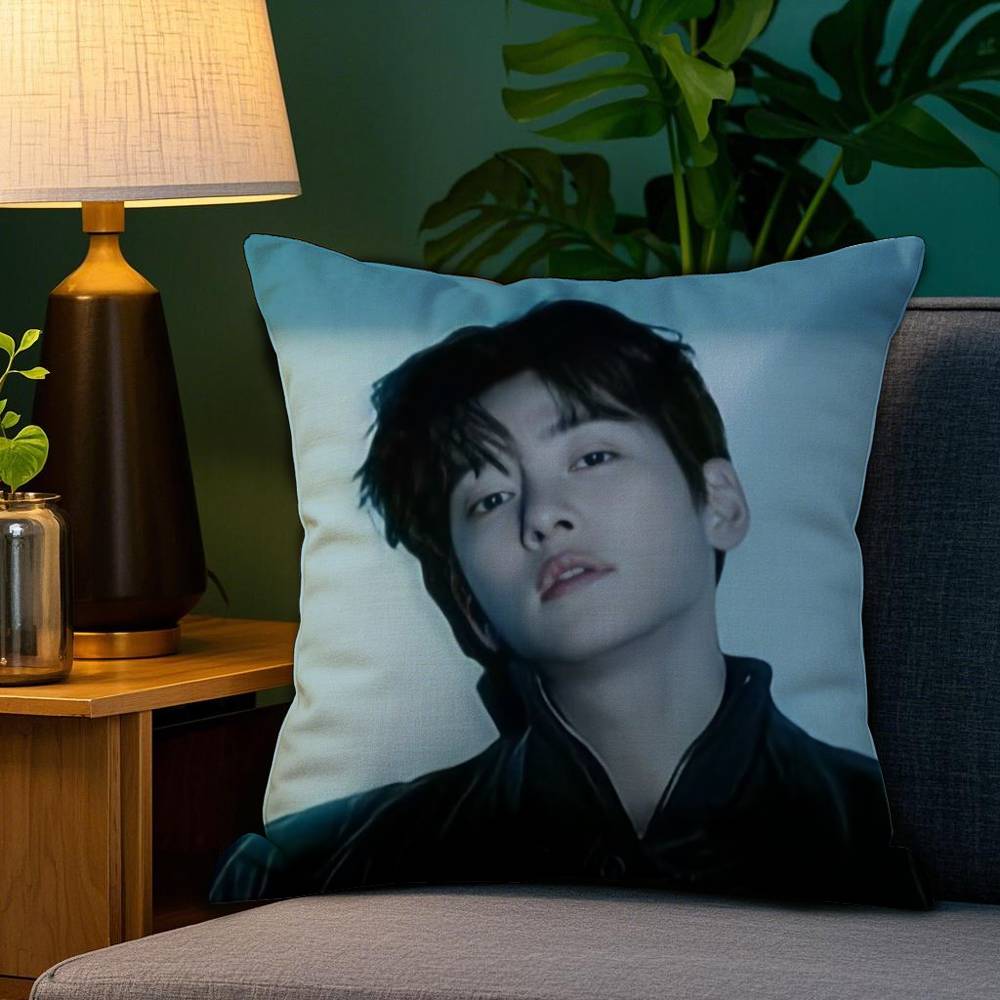 Джи Чан Ук Наволочка Диван Гостиная Спальня Двусторонняя печать Квадратная подушка Подушка для сна Наволочка 12x12Inch