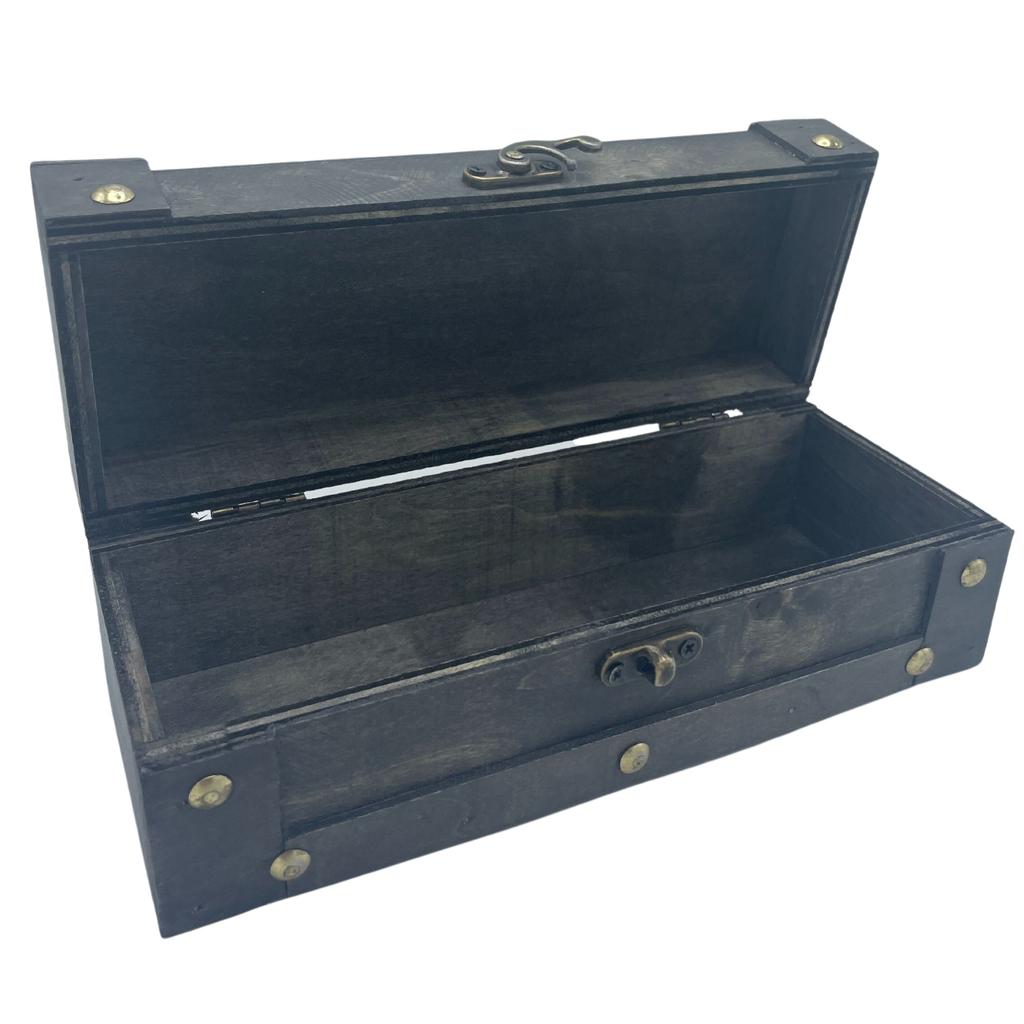 Tea Chest Box - Long Grey