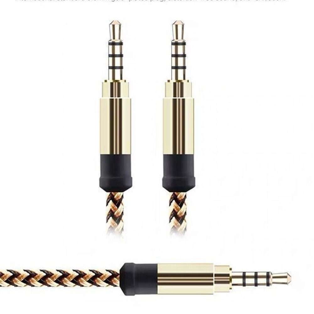 MP3 3.5mm Male to Male 4 Poles Cable 3.5mm Audio Cable Audio Adapter Cord AUX Cord Car AUX Cable