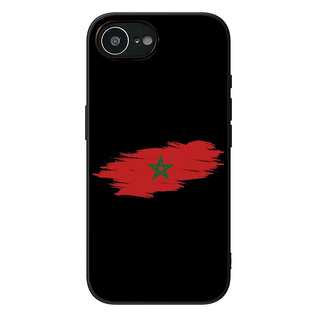 Soft Cover for Apple iPhone 13 12 Mini XS 11 Pro Max 7 8 Plus + XR SE 2022 2020 SE3 Coque Phone Case Morocco Flag