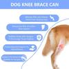 Verstellbare Hundekniebandage Atmungsaktiv Langlebig Beinstütze Gelenkstütze Reflektierendes Design Knieverletzungsschutz für Haustiere