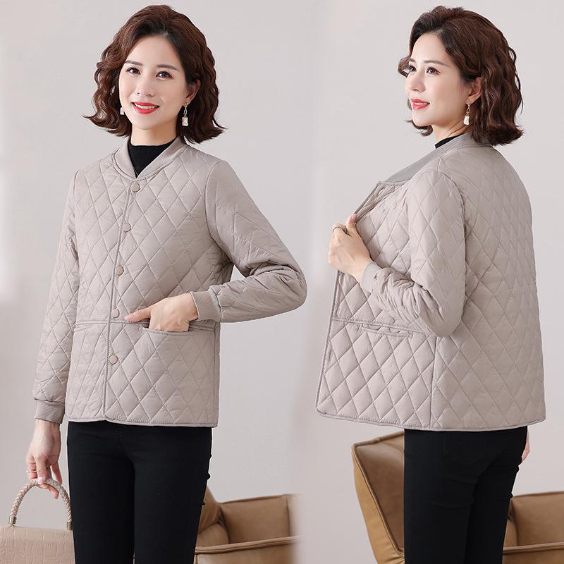 2026 Women's Lightweight Quilted Down Short Coat - Winter Casual Loose Fit Cotton Jacket