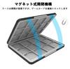 MOXCAHER 3DS Weiche Hülle für 24 Speicherkarten Organisiert und Schützt Vor Einfach zu Tragen Bietet Platz für 24 3DS/DS/2DS, Spiele, Staub, (Schwarz, Spiele)
