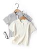 Kids' Lyocell Cable Knit Polo Shirt - Short Sleeve Summer Tops for Boys & Girls