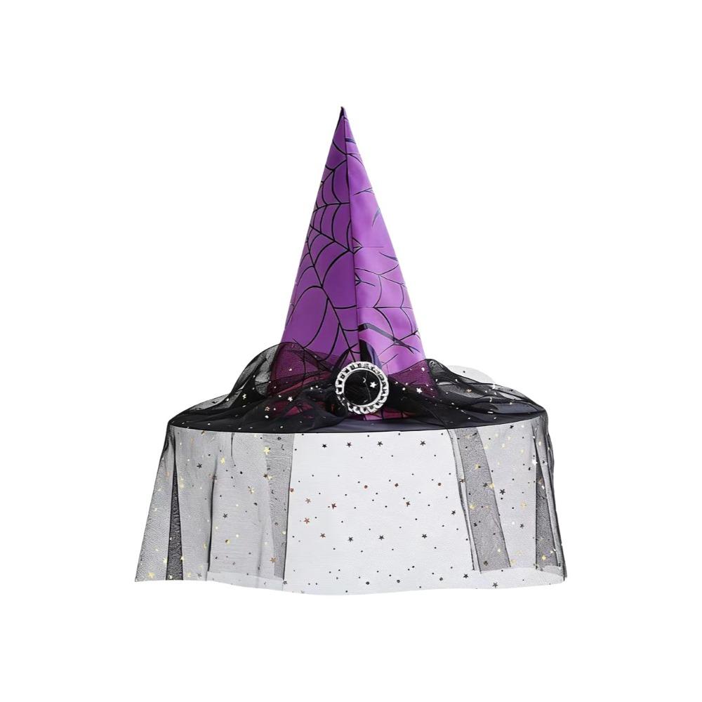 Funny Cosplay Hat Lace Veils Gothic Hat Performance Props Dress Up Headgear  Children/Adult