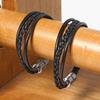 Jbans Classic Coil Leather Mix Couple Bracelets (C1801-Ac408Bk)