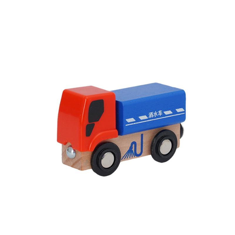 New Wooden Multifunctional Magnetic Car Scenery Car Toy For Kids Compatible with Thomas Wooden Train Track