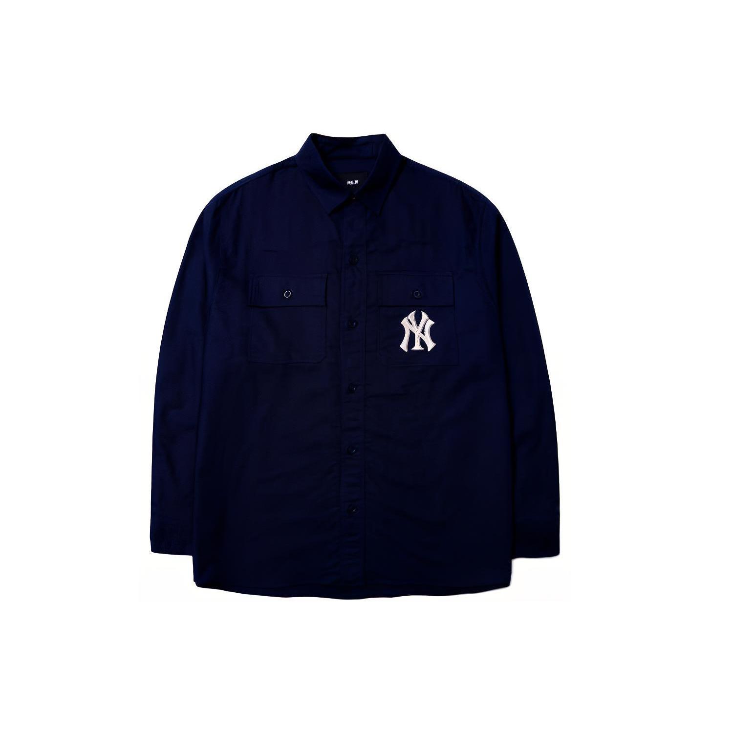 MLB New York Yankees Shirt Unisex Dark Blue 3AWS03014-50NYD L