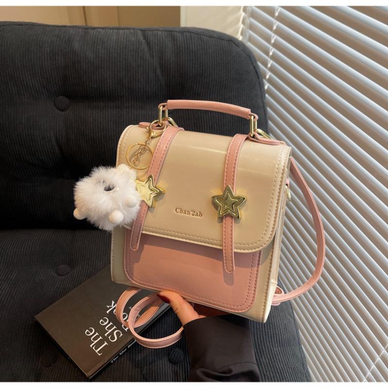 Premium texture women's new popular fashion commuter schoolbag college student hand carry small backpack backpack