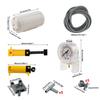 RCmall MOC Pneumatic Building Block Kit, 16 Pieces: Air Pressure Switch, Air Pump, Hose Pipe, Barometer, and Air Tank