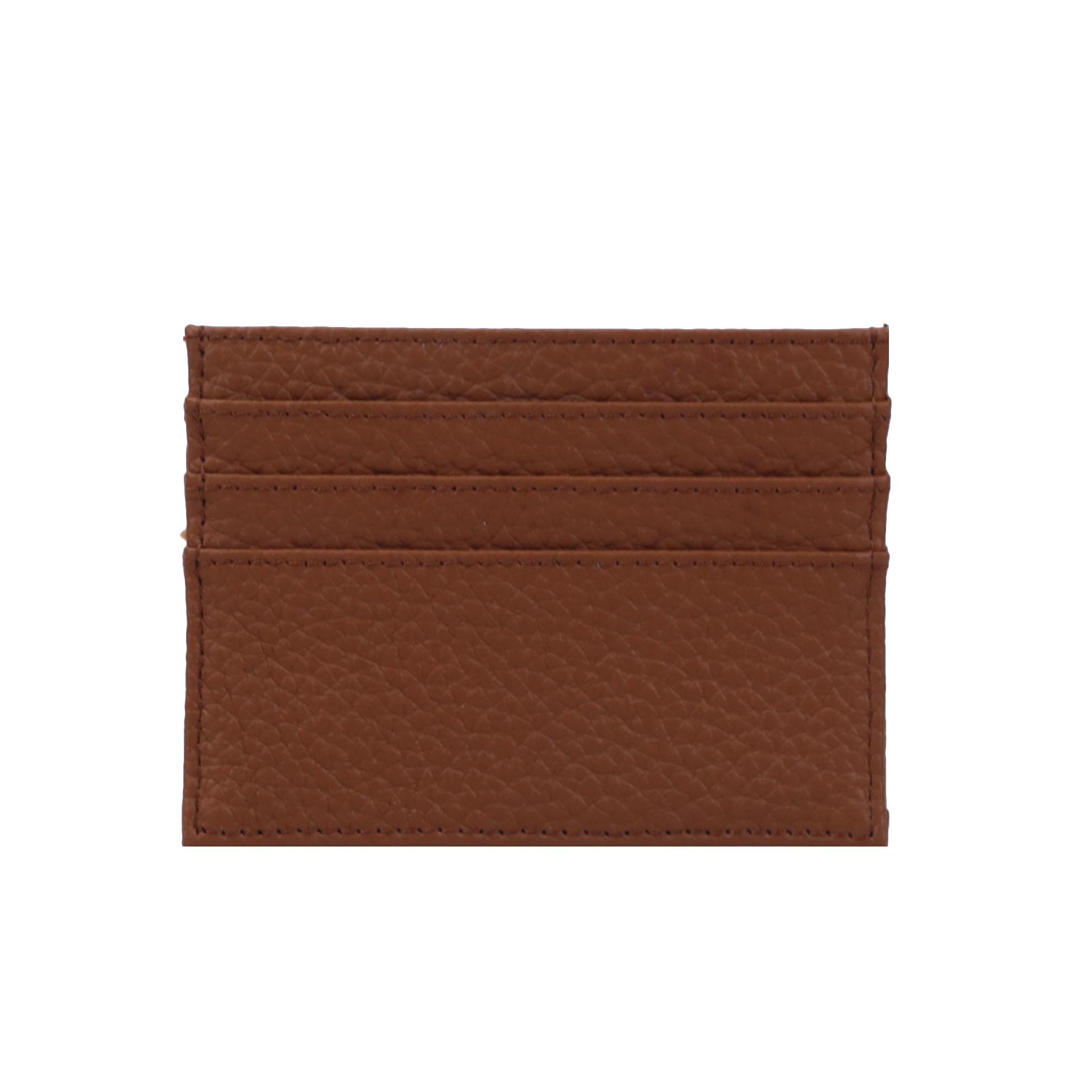 

Free Custom Initial Letters Case 100% Cow Leather Pebble Pattern Credit Card Holder Slim Wallet Men Women Pocket Card Wallet