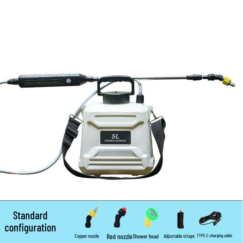 Electric Agricultural Watering and Pesticide Sprayer for Home and Garden Use