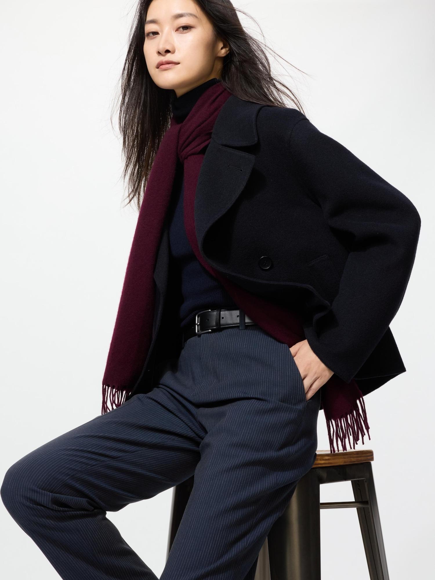 

Uniqlo Япония Умные брюки-чиносы в полоску, длинные 69 NAVY/XS