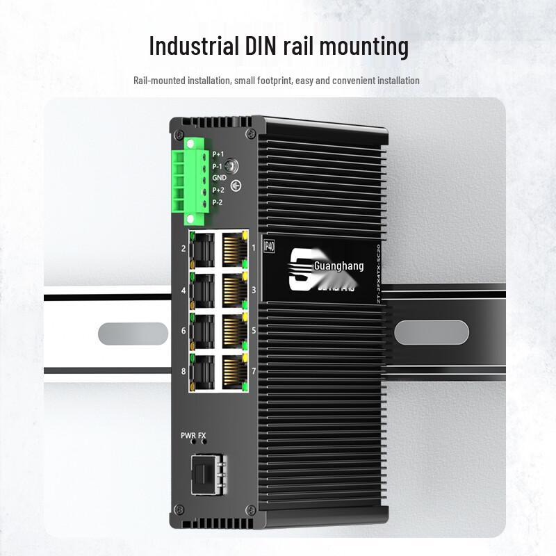 Guanghang Unmanaged Industrial Fiber Optic Transceiver