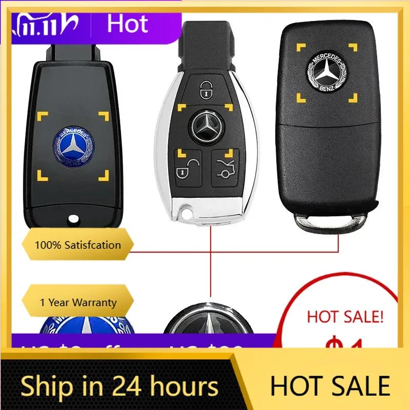 C200 E200 For Mercedes Benz Car Key Sticker Auto Control Keychain Emblem Accessories For Mercedes Benz AMG Smart W205 C300 W203