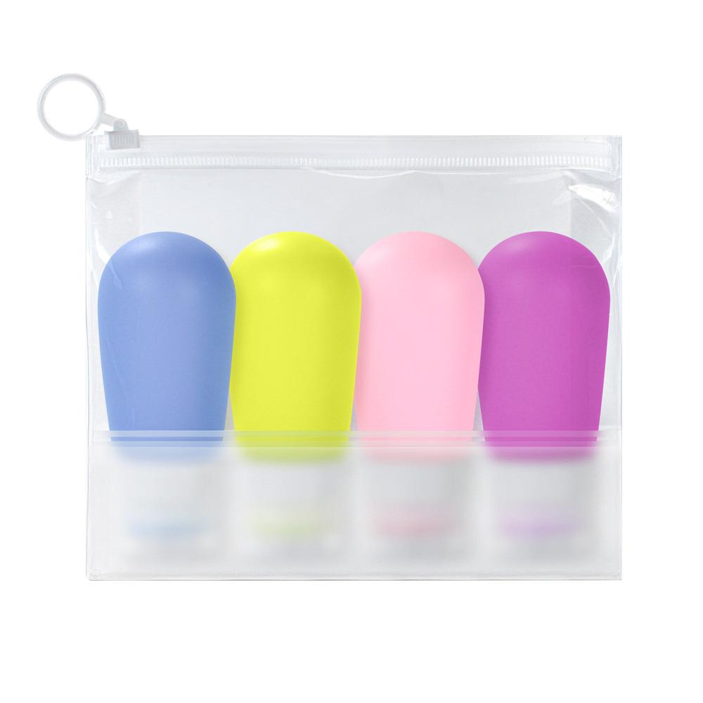 Travel Kit Hot Water Covers Dispenser Rubber Perfume Cases 250ml Squeeze Collapsible Silicone Bottle