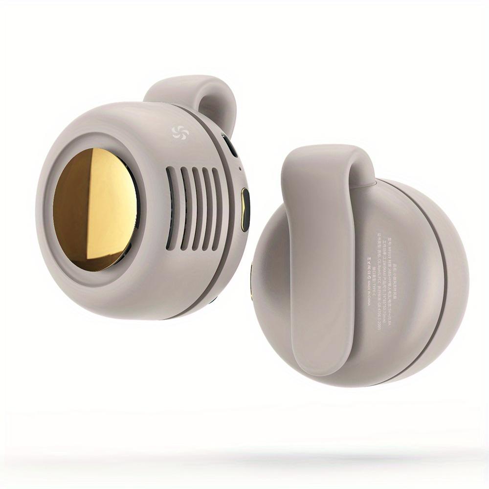 Mini Whirlwind Clip Fan Hanging Waist Neck Fan Electric Air Cooling Fan 900Mah USB Leafless Fan 3 Speeds Portable Cooler Air New