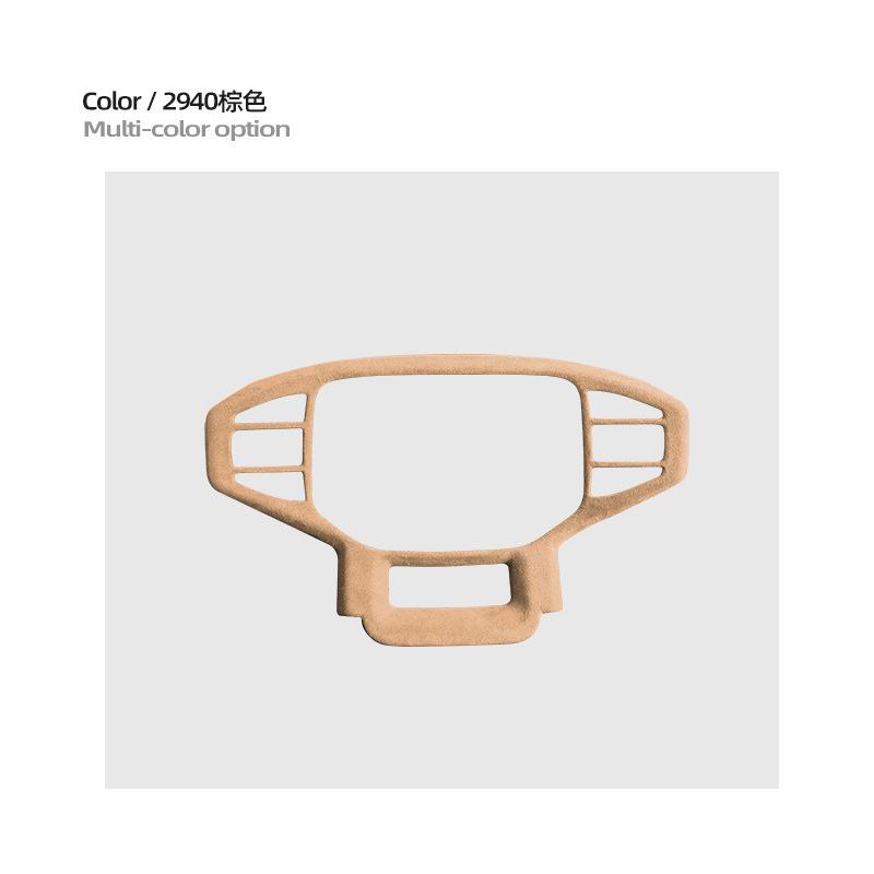 For Jetour Traveler T2 2023 2024 2025 Italian Suede Overlay On Steering Wheel Trim Panel Frame Interior Car Accessories