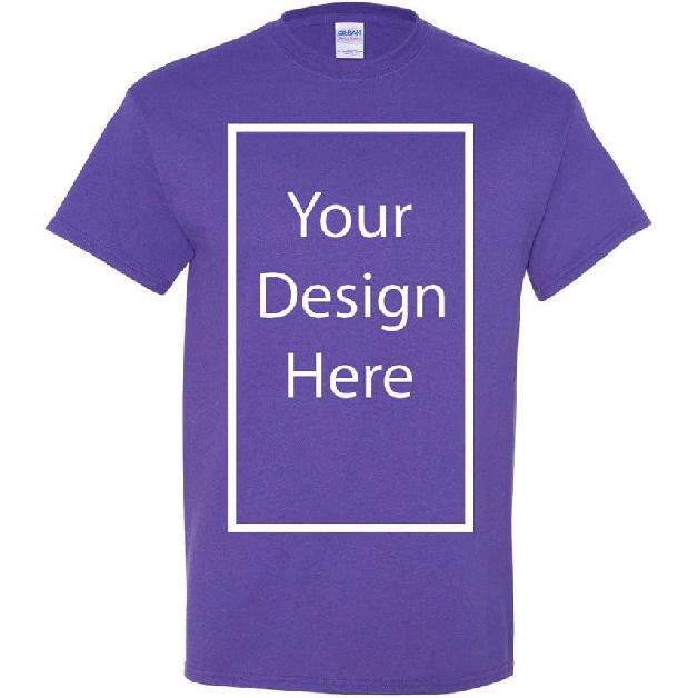 Add Your Own and Text Design Custom Personalized Adult T-Shirt Tee