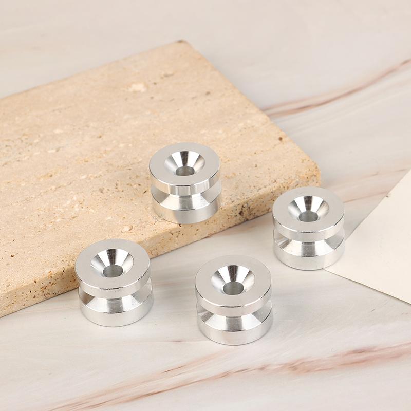 4Pcs Universal Motorcycle Rear Luggage Case Helmet Trunk Suitcase Bracket Base Plate Bushing Pad Buckle Spacers Screws Nuts
