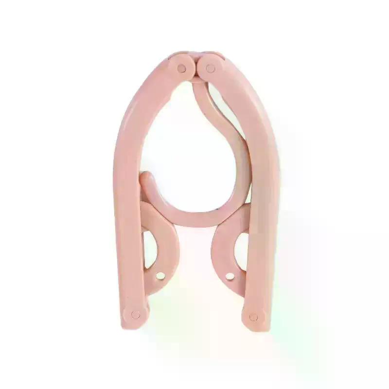1/5 Pcs Portable Folding Clothes Hangers Non Slip Design Durable Material for Travel Business Trips Camping & Hotel Use