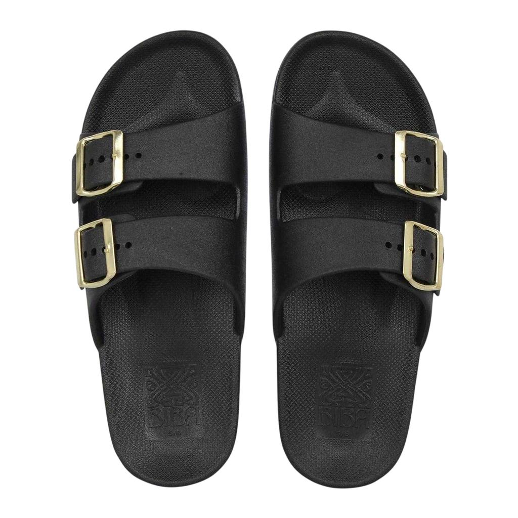 Biba Womens/Ladies Double Buckle Flat Sliders