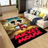 1 ks Disney Mickey Mouse a Minnie (49)01 Vzorovaný koberec Plošný koberec Protiskluzový koberec Ručně pratelná podložka Vhodné pro obývací pokoj ložnici Dekorace domova