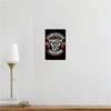 Shovelhead Legendz 1965 Metal Wall Art Red Flame Garage Decor Legends Never Die Sign