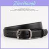 Pure Leather Womens Belt With Alloy Buckle For Casual And Office Wear