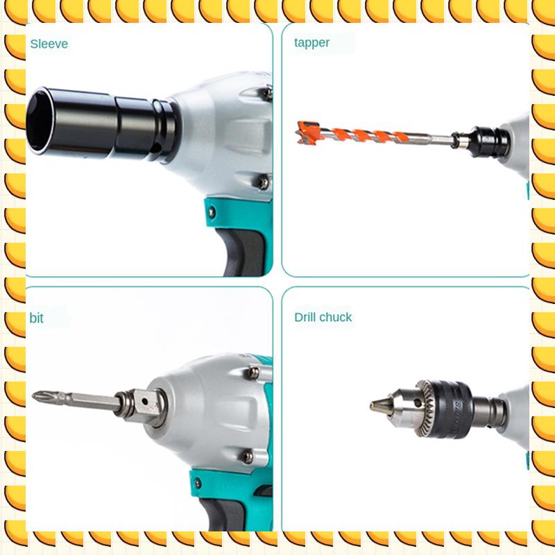 

BAAU 5X 18V Electric Brushless Impact Wrench Shaft Accessories Dual Use Cordless Wrench Part Power Drill Tool Accessory срібний