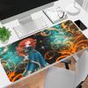 1Pc Merida'S Magical Adventure Gaming Mouse Pad Keyboard Desk Mat Non-slip Rubber Lock Edge Waterproof Computer Mousepad for Office Home Decor Y1699