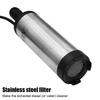 12V Submersible Oil Pump with Battery Clamps and Inline Switch Electric Fuel Transfer Pump Water Oil Transfer Refueling Pump