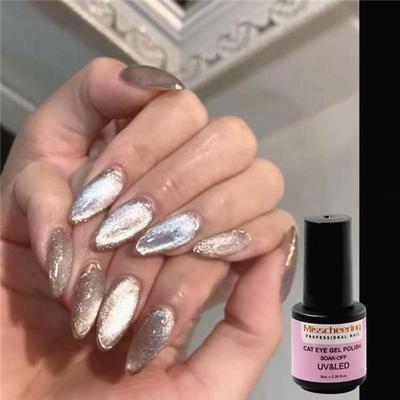 Magnetischer Gel-Nagellack, Serie „Blinking Cat Eye“, Gel-Nagellack, Soak-Off-Nagelkunst-Gel-Nagellack, UV-Gel-Lack