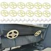 24pcs Car Seat Cover Plum Plate Metal Hooks 12pcs Plastic Car Seat Covers Chuck And 12pcs Metal Hooks Locking Clip For Auto Seat