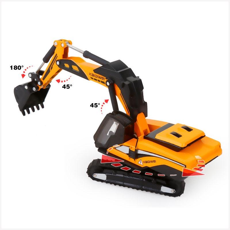 Premium 187 Alloy Diecast Excavator Toys With Classic Engineering Design