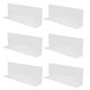 6 Stuks Hoekbeschermers voor Badkuip Clear Waterdichte Spatbeschermer voor Badkamer Kuip Douche Waterbescherming Douche Spatbeschermer