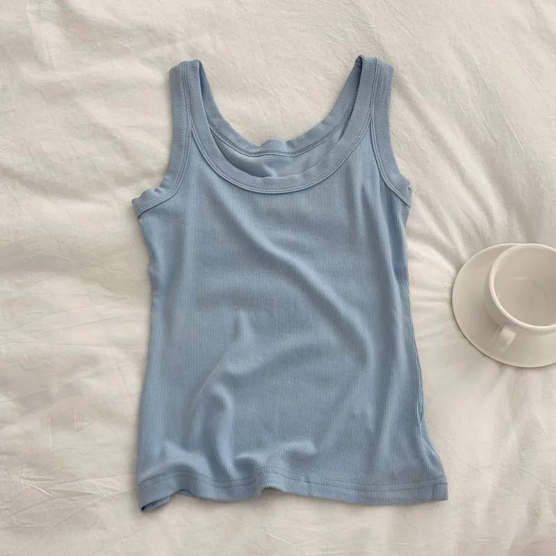 Women's Clothing Summer Simple Matchable Tank Top