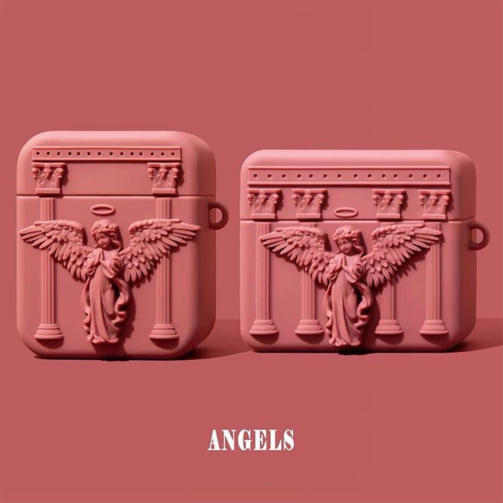 Cute 3D Prayer Angel Silicone Case For Airpods 3 2 1 Wireless Charging Protective Shell Soft Cover For Airpods Pro 1 2
