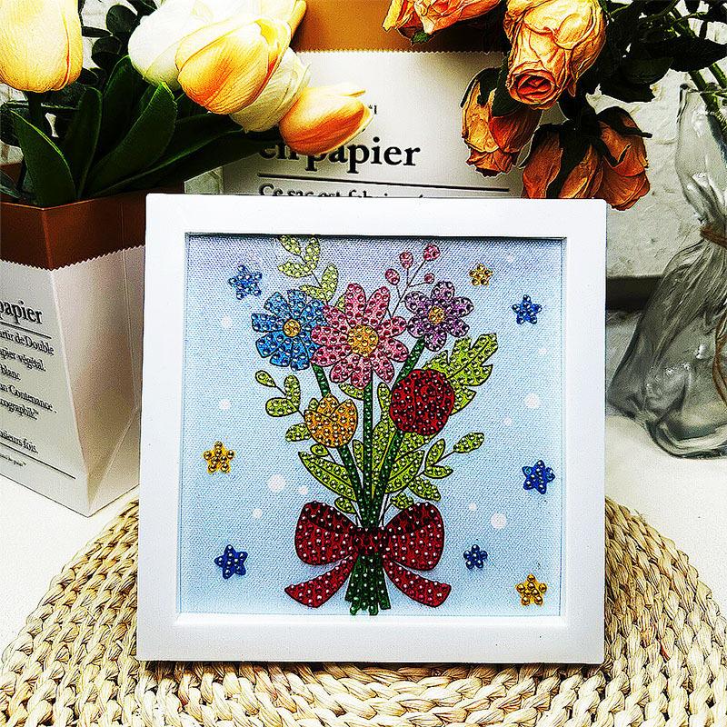 Children'S Diamond Painting Handmade Diy Masonry Painting Cartoon Diamond Sticker Bedroom Living Room Decorative Painting Photo Frame