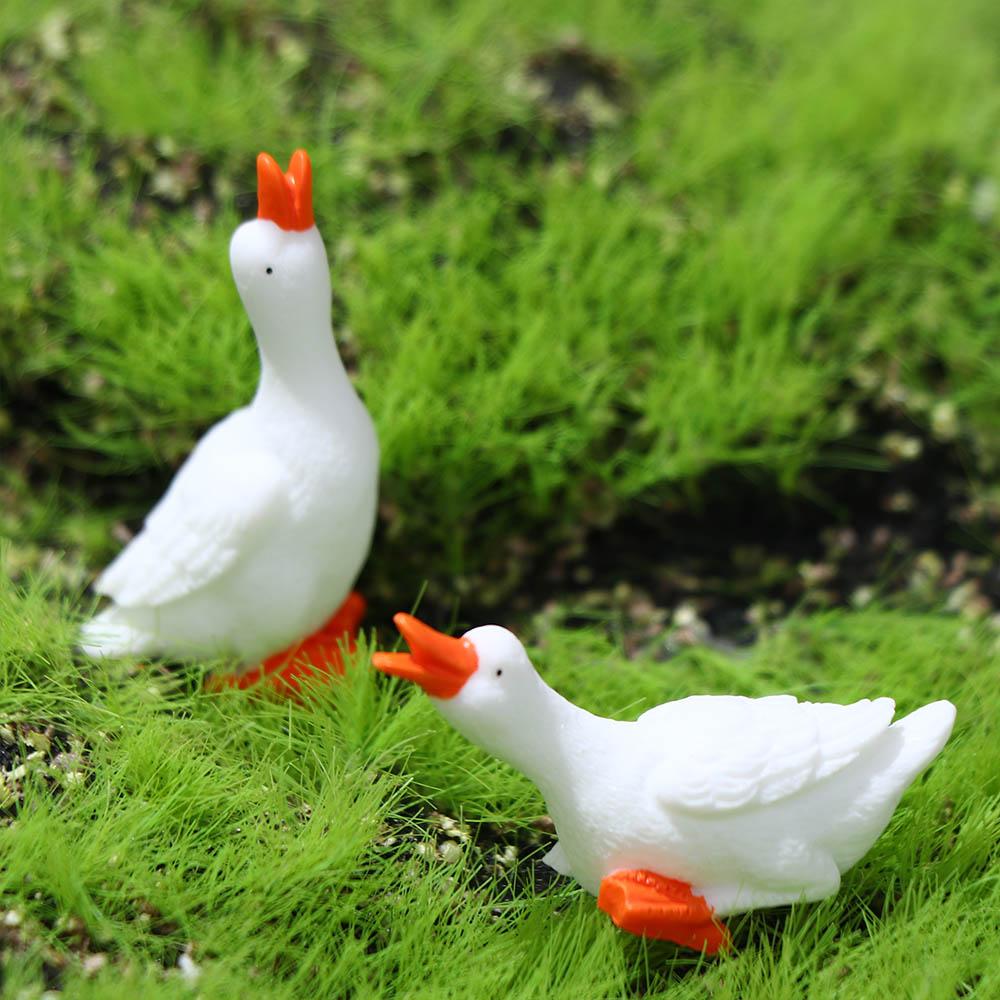 Accessories Home Decoration Fairy Garden Desk Pot Craft Goose Figurine Bonsai Ornament Miniatures