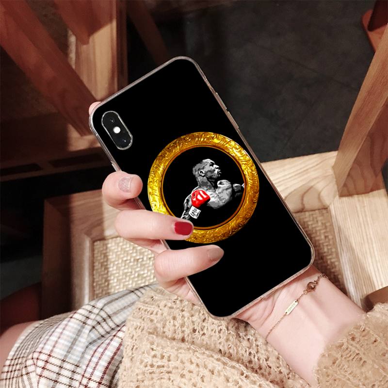 MaiYaCa Mike Tyson Boxer Man Phone Case for iPhone 11 12 13 mini pro XS MAX 8 7 6 6S Plus X 5S SE 2020 XR case