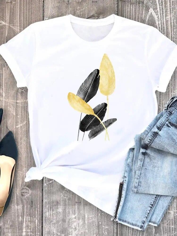 Женская рубашка с акварельным принтом «Любовное сердце» — фото 20