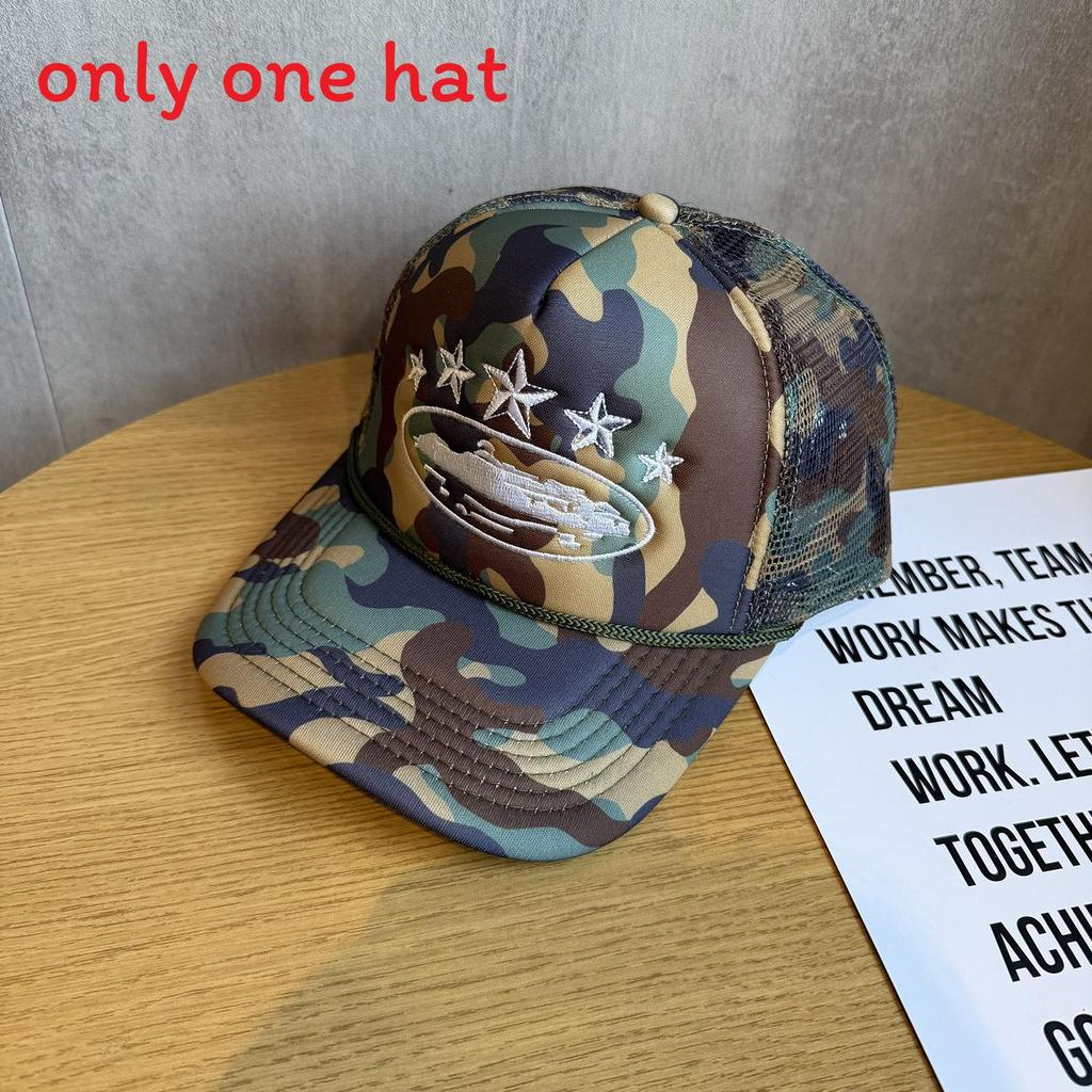 Street Style Embroidered Baseball Cap With Adjustable Fit For Summer Outdoor Activities
