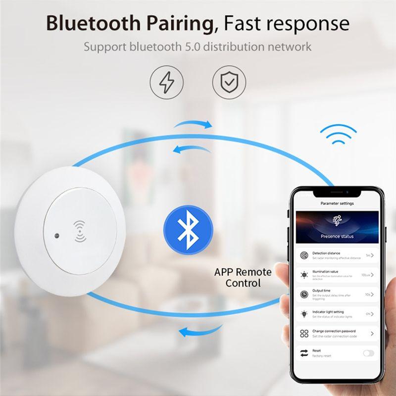 Aug. Human Presence Sensor Smart Motion Sensor Light Switch Bluetooth Millimeter Wave Light Switch B