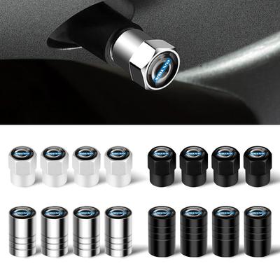 4PCS Metal Valve Caps For XC60 XC40 XC90 S60 S90 V60 V90 EX30 EX90 XC70 C40 EM90 Car Tire Stem Caps Auto Accessories HQ8